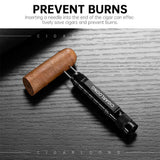 Aiguille à Cigares Portable 3 en 1, Porte-Cigare, Perforateur, Perceuse Cigarloong