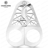 Ciseaux à Cigares Coupe-Ligatures Lisses en Acier Inoxydable, Portable, Nouveau Modèle Cigarloong
