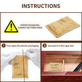 Sachets d'Humidification pour Cigares, Humidité Constante 62%, 69% ou 72% Cigarloong
