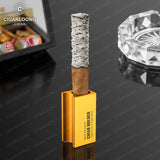 Porte-Cigare 2 en 1, Plateau Grand Diamètre, Perforateur Dissimulé Cigarloong