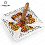 Cendrier Cigares Céramique 4 Fentes Étoile - Cigarium™