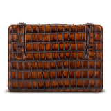 Étui Portable en Cuir Texture Crocodile, Pince à Cigare, Accessoire Homme Cigarloong