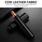 Étui cigares cuir portable, mini humidificateur de voyage, support tube unique Cigarloong