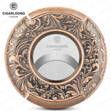 Coupe-Cigare en Acier Inoxydable Portable Créatif, Lame Lisse, Grand Calibre, Emballage Cadeau Artistique Cigarloong