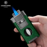 Briquet à Cigares 5 en 1 avec Aiguille Diamantée Cigarloong