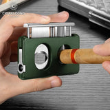 Coupe-Cigare Multifonctionnel 5 en 1, Coupe Plate en V, Porte-Cigare Caché Cigarloong