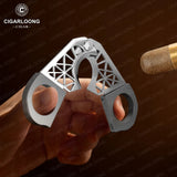 Ciseaux à Cigares Coupe-Ligatures Lisses en Acier Inoxydable, Portable, Nouveau Modèle Cigarloong