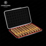 Humidor à Cigares Portable Léger, Boîte en Aluminium avec Doublure Éponge Cigarloong
