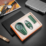 Ensemble Fumeur 3 Pièces : Briquet Droit, Coupe-Cigare, Cendrier Grand Diamètre Cigarloong