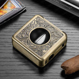 Ciseaux à Cigares Multifonctionnels 4 en 1, Forme en V, Fourchette en Diamant Cachée Cigarloong