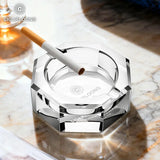 Cendrier à Cigares en Verre Transparent, Design Élégant Cigarloong