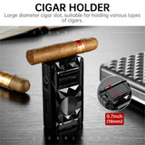 Allume-Cigare Gonflable Cinq en Un Diamant, Coupe-Vent, Perforateur à Ciseaux en V Cigarloong