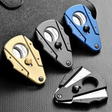 Coupe-Cigare Sphérique Tranchant Portable, Multi-Usages, Boîte Cadeau Multicolore Cigarloong