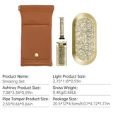 Ensemble Fumeur de Luxe, Sac Portable avec Briquet et Cendrier Cigarloong