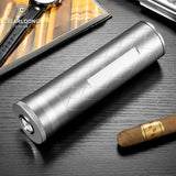 Tube à Cigares de Grand Diamètre avec Humidificateur Intégré, Hygromètre Cigarloong