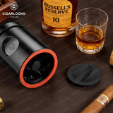 Coupe-Cigare de Bureau 4 en 1 avec Récupérateur de Cendres, Coupes Droites et V Cigarloong