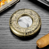 Coupe-Cigare en Acier Inoxydable Portable Créatif, Lame Lisse, Grand Calibre, Emballage Cadeau Artistique Cigarloong