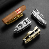 Accessoire cigares multifonction en alliage | Plateau avec perforeuse - Cigarium™