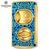Coupe-Cigare Portable 3 en 1, Ciseaux en Forme de V, Perforateur Cigarloong
