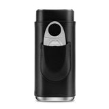 3-Pack Étui à Cigares en Cuir Portable, Support Boîte de Rangement avec Coupe-Cigare Pointu en Acier Inoxydable - Cigarium™