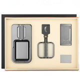 Coffret Cadeau Fumeur de Cigares 3 Pièces – Cendrier, Briquet, Ciseaux Cigarloong