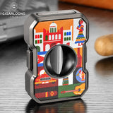 Coupe-Cigare Mini Portable de Voyage en Forme de V, Lame Tranchante en Acier Inoxydable, Modèle Exquis Cigarloong