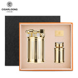 Allume-Cigare de Luxe avec Support Perforateur, Coupe-Vent Cigarloong