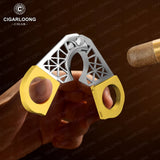 Ciseaux à Cigares Coupe-Ligatures Lisses en Acier Inoxydable, Portable, Nouveau Modèle Cigarloong