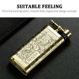 Briquet à Cigare avec Perceuse Intégrée, Motifs Bronze Antique Cigarloong