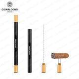 Aiguille de Poinçonnage à Cigares Multifonction 2 en 1, Fourchette Cachée, Outil de Voyage Cigarloong