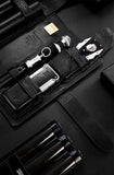Coffret d'Humidification pour Cigares, Cuir Hydratant, Ensemble 7 Pièces avec Briquet Cigarloong