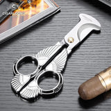 Coupe-Cigare Acier Inoxydable, Lame Lisse, Grand Calibre Cigarloong