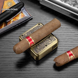 Ciseaux à Cigares Multifonctionnels 4 en 1, Forme en V, Fourchette en Diamant Cachée Cigarloong
