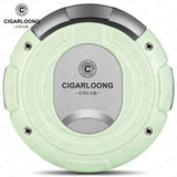 Coupe-Cigare Semi-Automatique en Acier Inoxydable Lisse, Double Face, Coupe Plate et en V Cigarloong