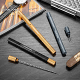 Aiguille de Poinçonnage à Cigares Multifonction 2 en 1, Fourchette Cachée, Outil de Voyage Cigarloong