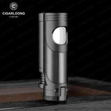 Briquet à Cigare Droit Portable, Coupe-Vent, Résistant à la Chaleur Cigarloong