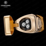 Briquet Coupe-Vent avec Porte-Cigare en Diamant Cigarloong
