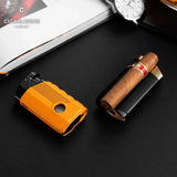 Briquet Portable 3 en 1 avec Plateau à Cigares et Perceuse Cigarloong