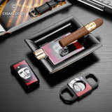 Ensemble fumeur luxe cendrier coupe-cigare briquet