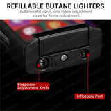 Ensemble Fumeur 2 en 1 : Briquet Coupe-Vent et Cendrier Grand Diamètre Cigarloong