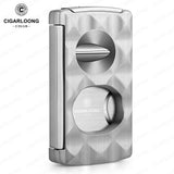 Cutter à Cigares Portable 4 en 1, Coupe en V, Support de Ciseaux, Perforateur Cigarloong