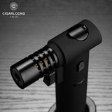 Allume-Cigare Multifonctionnel 3 en 1 avec Perceuse à Cigare, Coupe-Vent, Flamme Droite Cigarloong