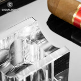Porte-Cigare de Grand Calibre, Fente Dédiée Multifonctionnelle, Verre Plat et Vertical, Mini Portable Cigarloong