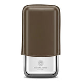 Étui à Cigares Portable, Humidor en Cuir de Vachette, Adapté 25mm de Diamètre Cigarloong