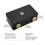 Humidor Portable à Main, Couvercle Rabattable, Style Rétro Créatif, Hygromètre Externe Cigarloong
