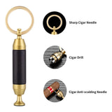 Perce-Cigare 2en1 Inox Compact - Cigarium™