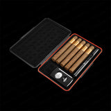 Humidor en aluminium coupe-cigare briquet
