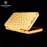 Humidor en Aluminium, Étui de Voyage 5 Cigares, Briquet et Coupe-Cigares Cigarloong