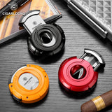 Coupe-Cigare Semi-Automatique en Acier Inoxydable Lisse, Double Face, Coupe Plate et en V Cigarloong