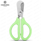 Ciseaux Coupe-Cigare Multicolore en Acier Inoxydable Cigarloong